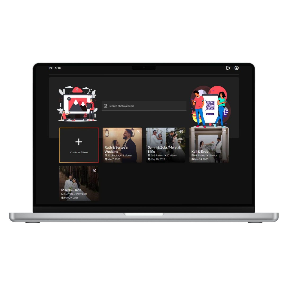 Instapix - Event Photo Sharing Platform showcase