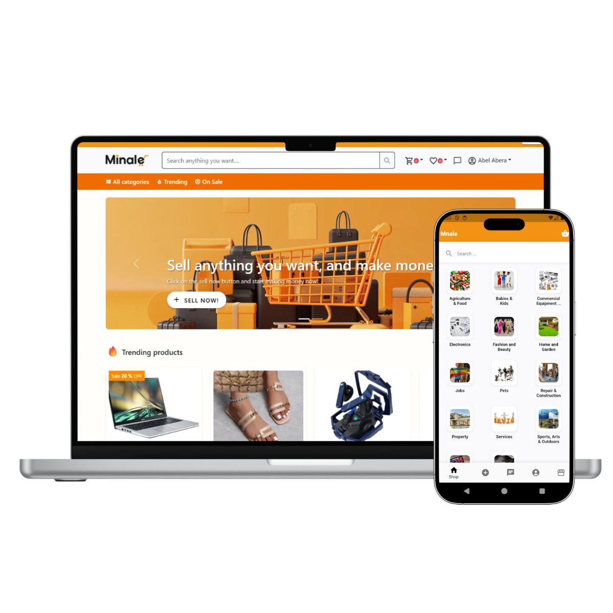 Minale - B2B Commerce and Storefront Platform showcase